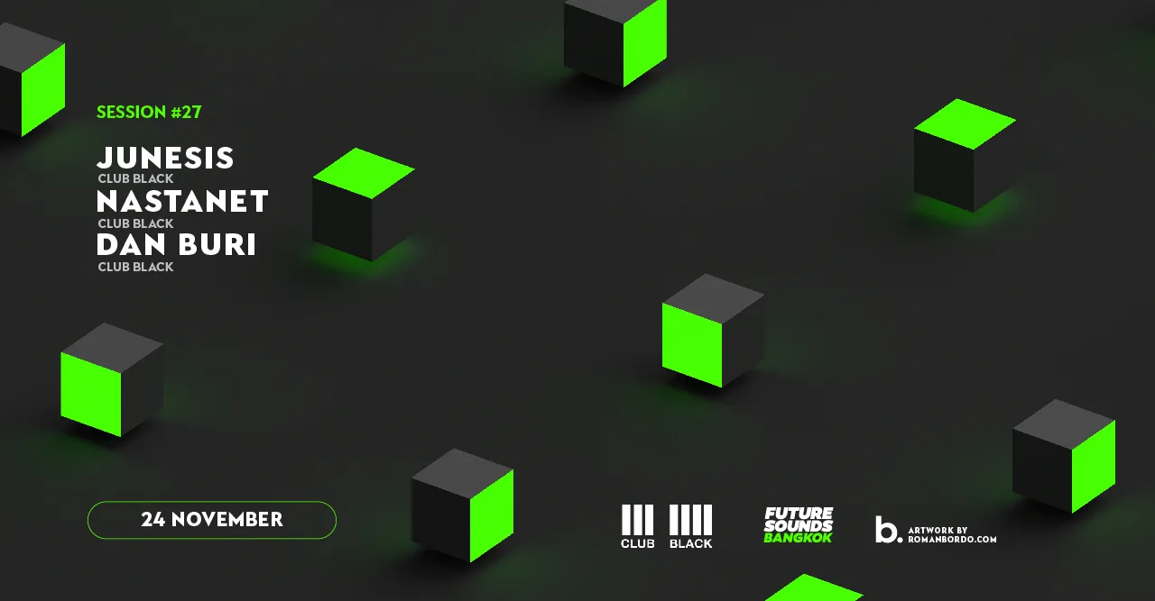 Club Black modular poster-system application 04.