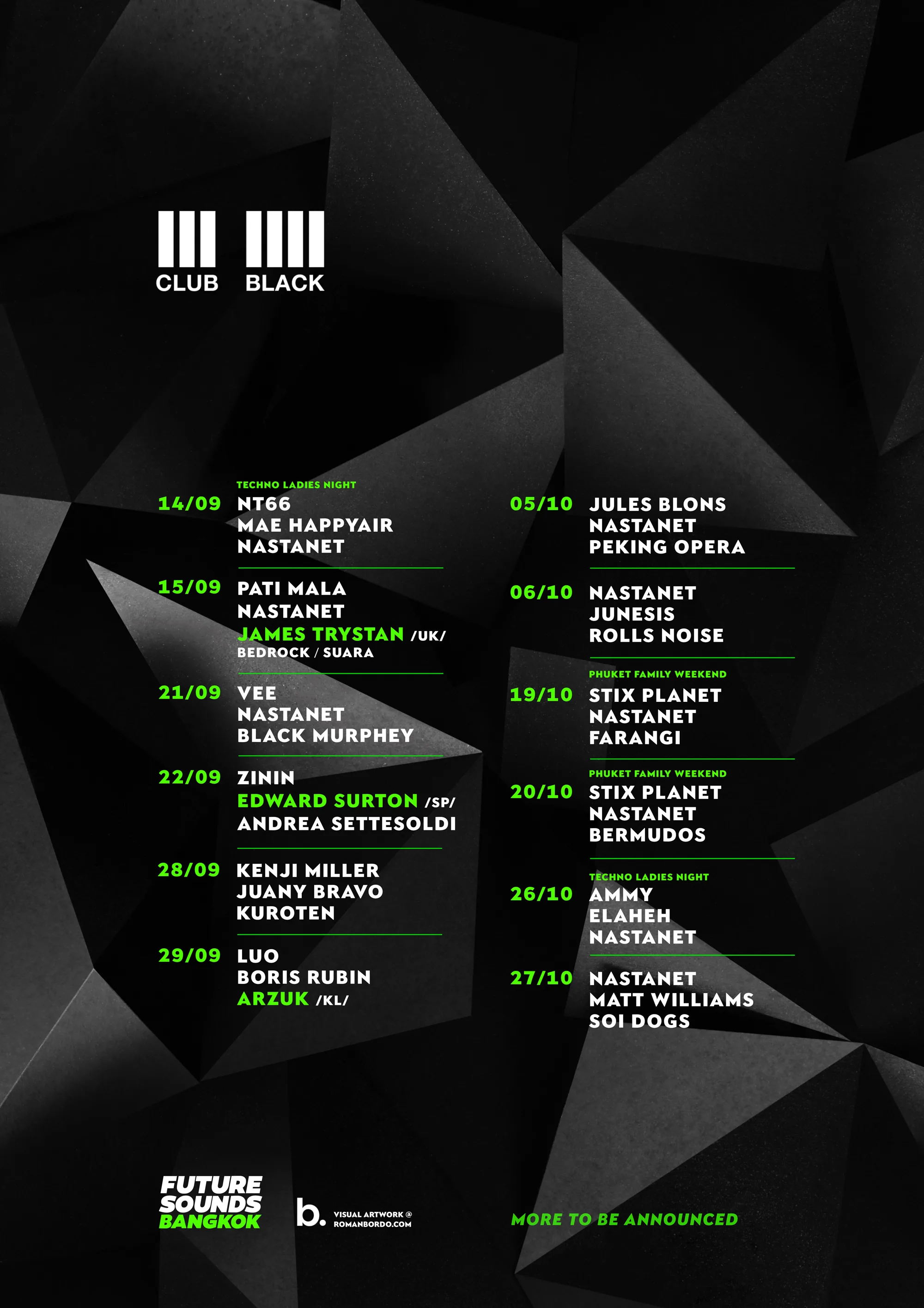 Club Black event poster 03.