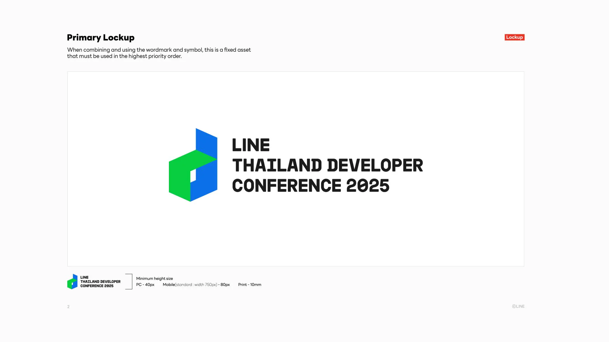 Primary LINE Thailand Developer Conference 2025 logo lockup.