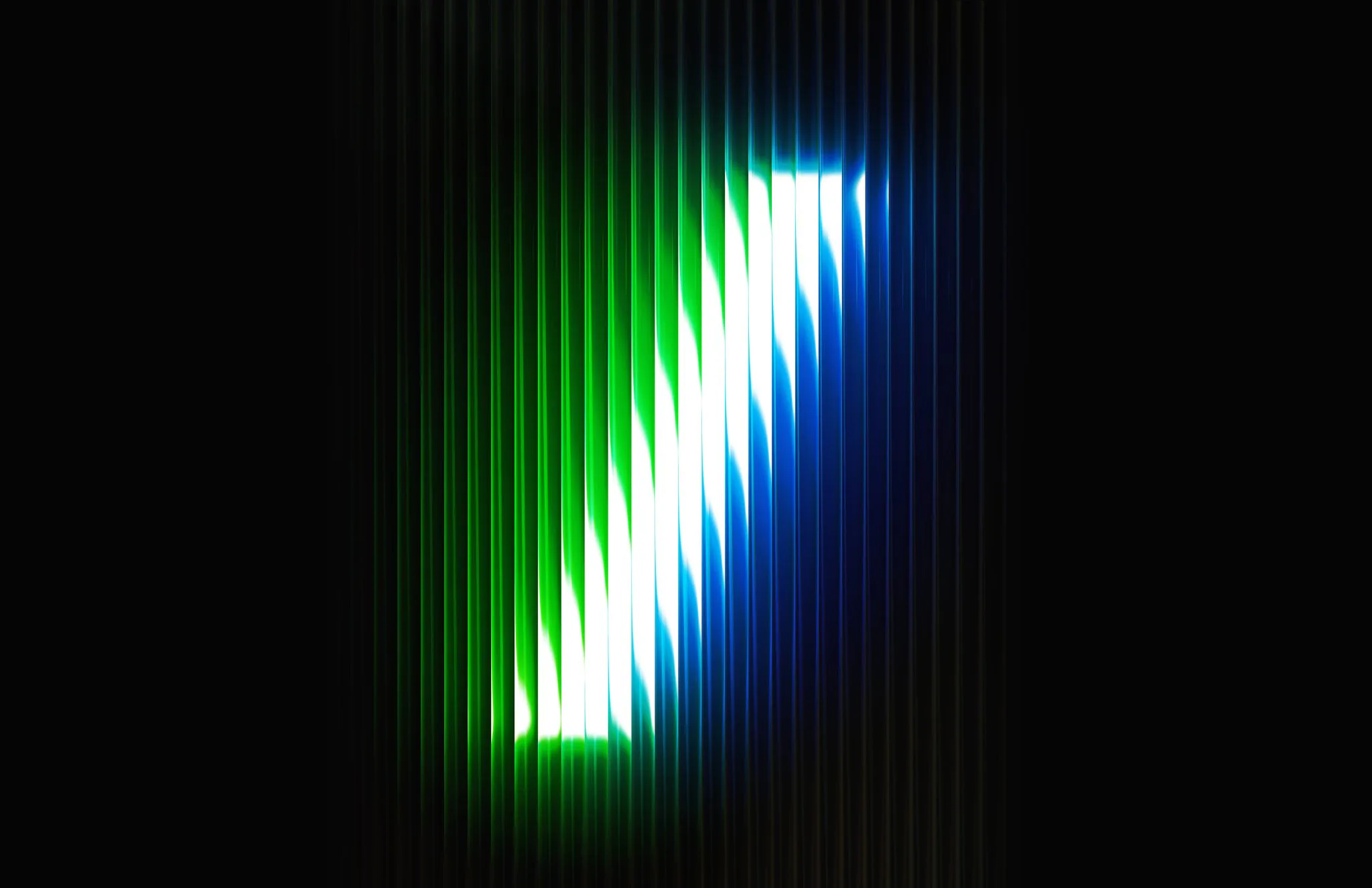 Alternative close view of the illuminated Pipeline Flow key visual.