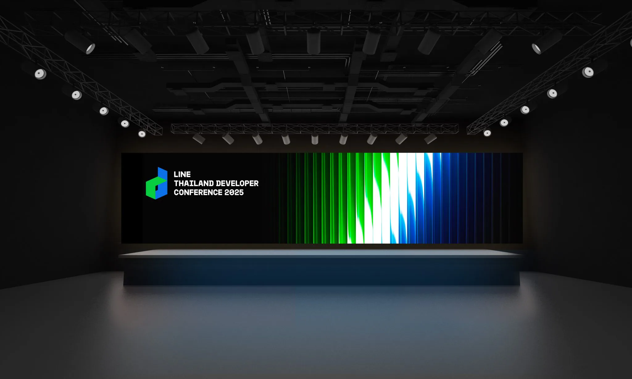 Developer Conference stage design at BITEC Bangkok.