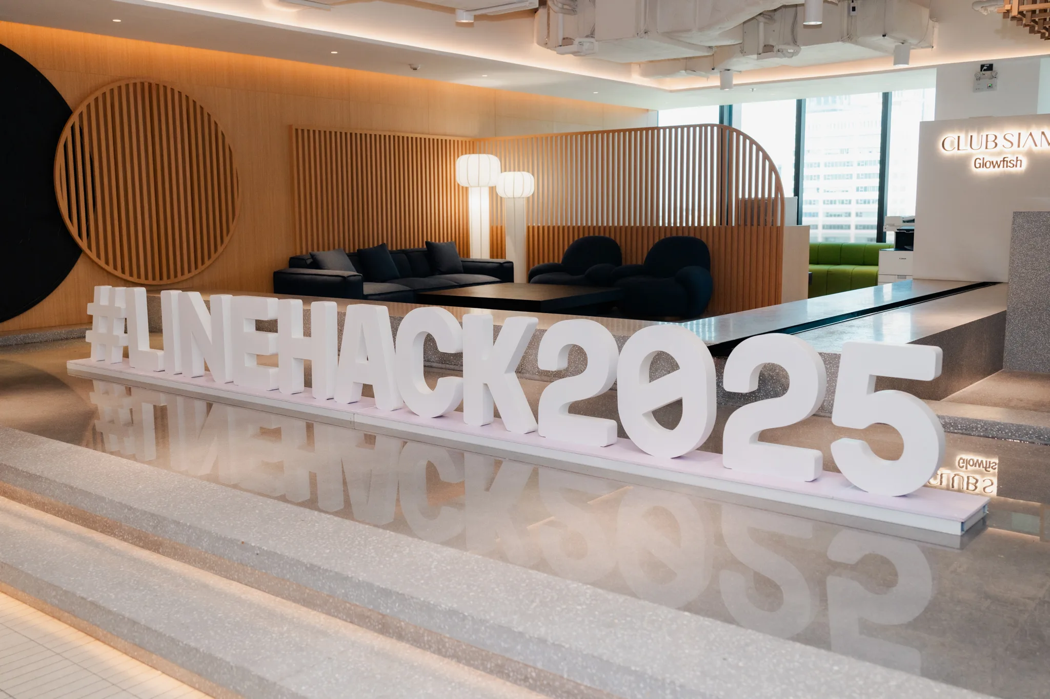 LINE HACK 2025 live event photograph.