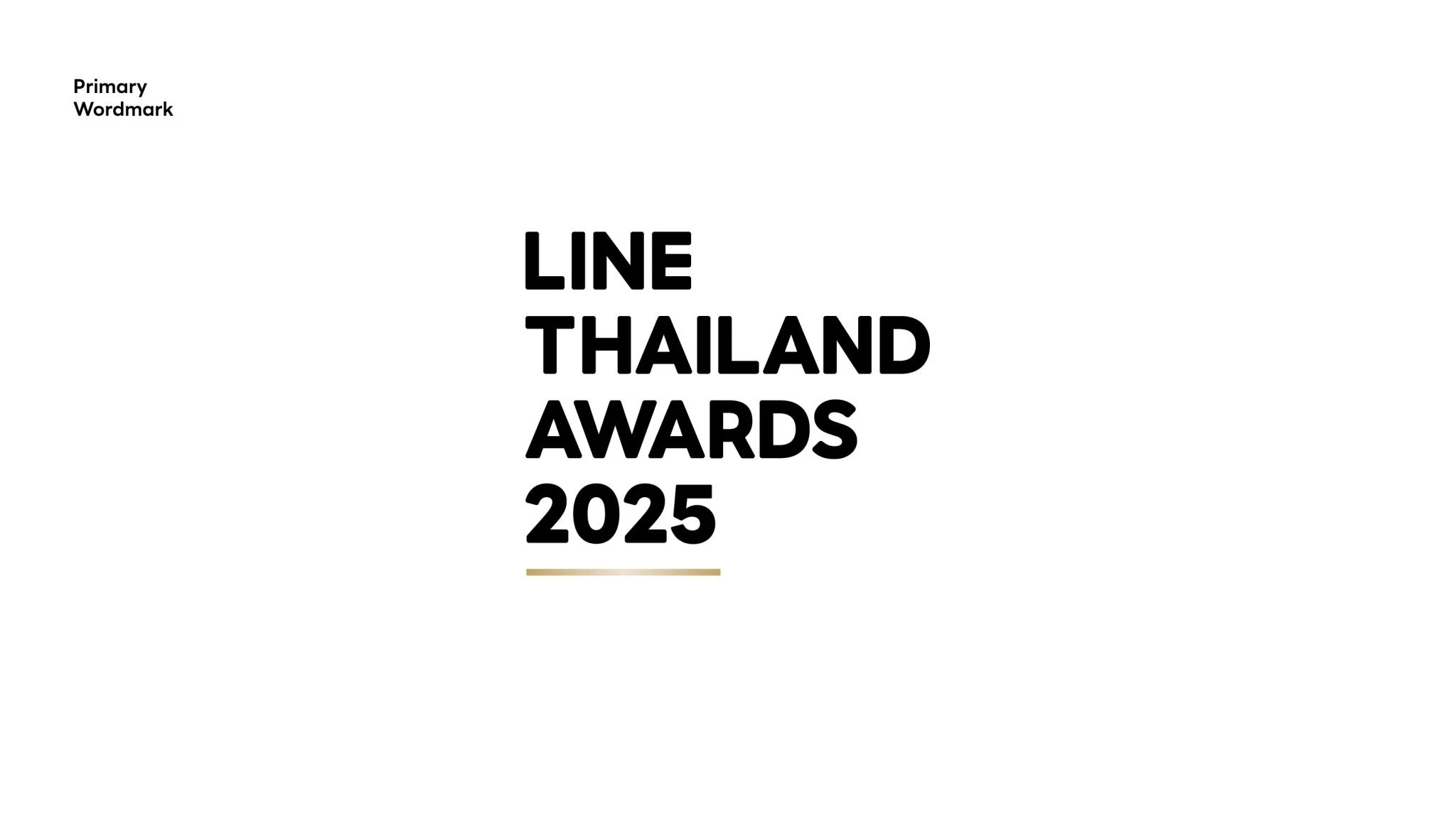Primary stacked LINE Thailand Awards 2025 identity.